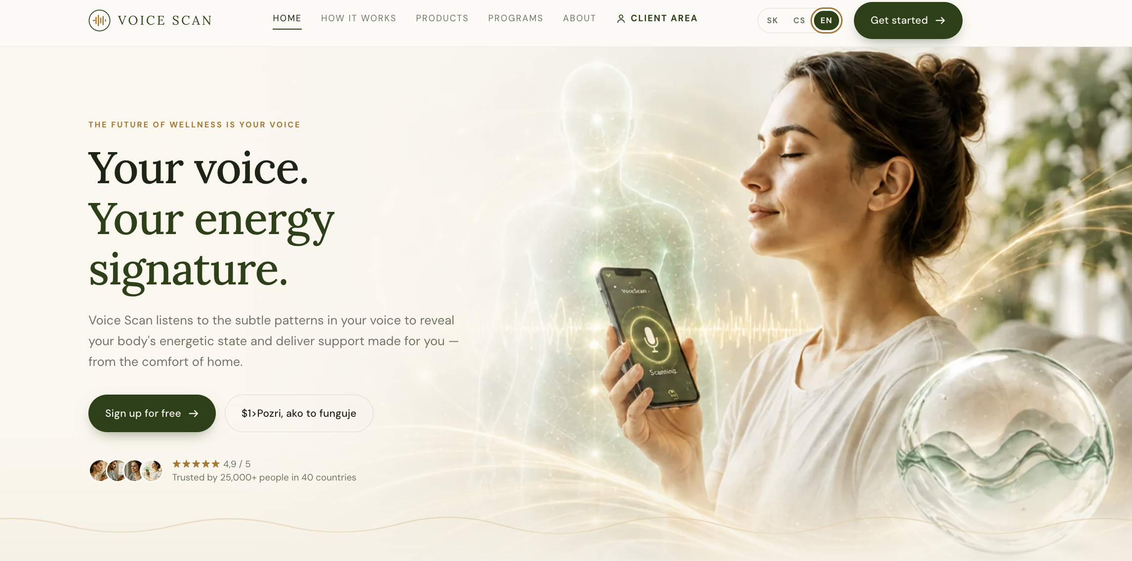 VoiceScan.online — ukážka projektu AIVELO